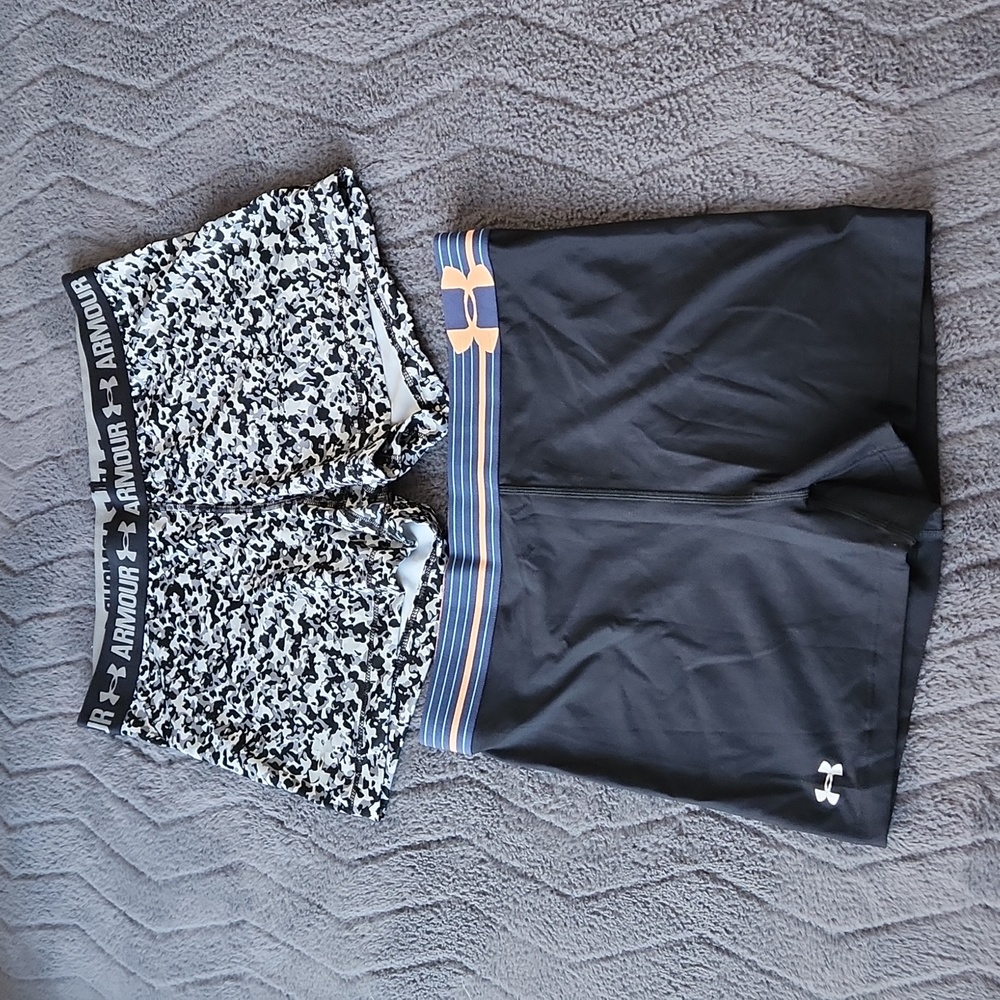 Under Armour Spandex Style Shorts Lot of 2